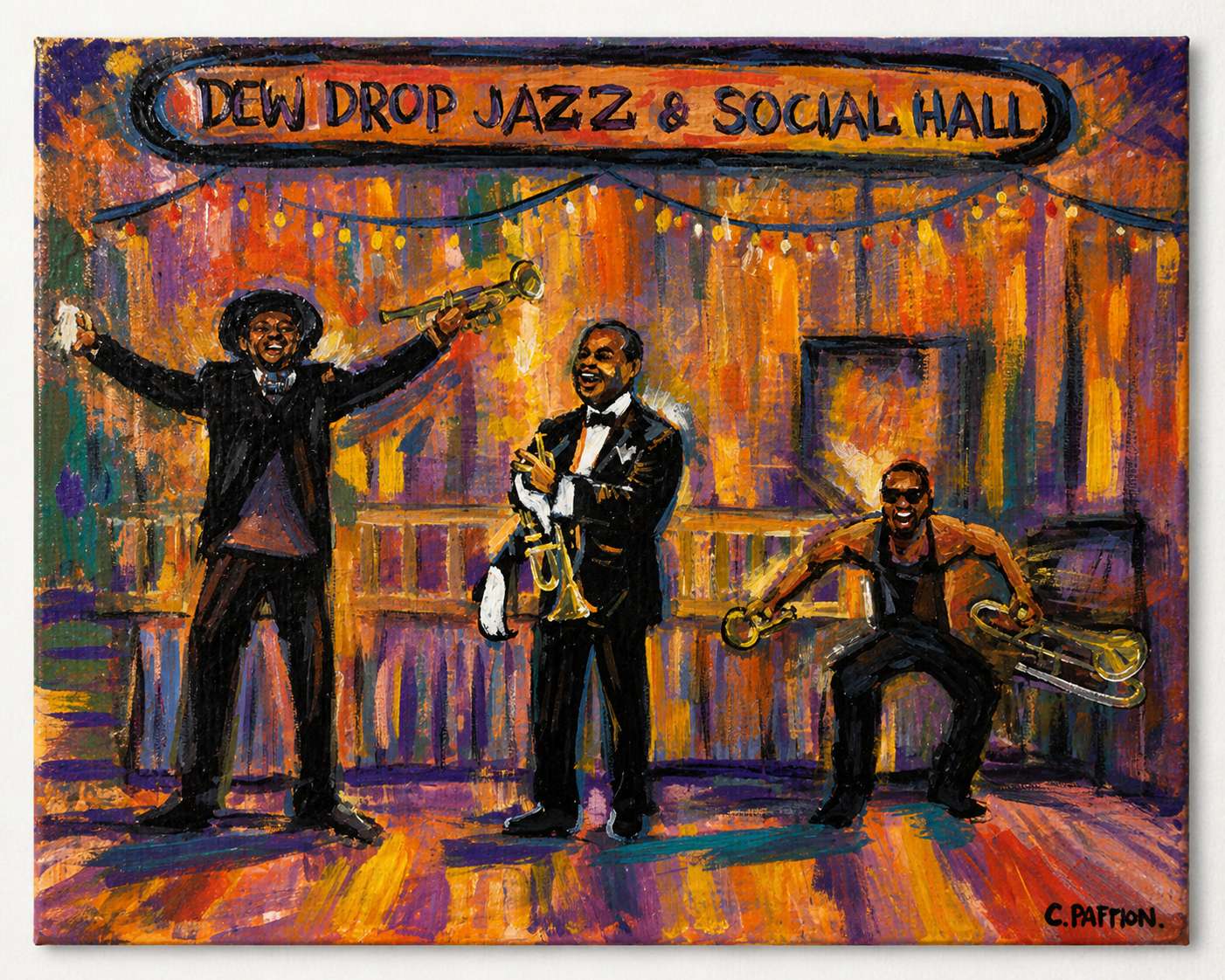 “Legends of the Dew Drop”  New Orleans Jazz Legends Artwork