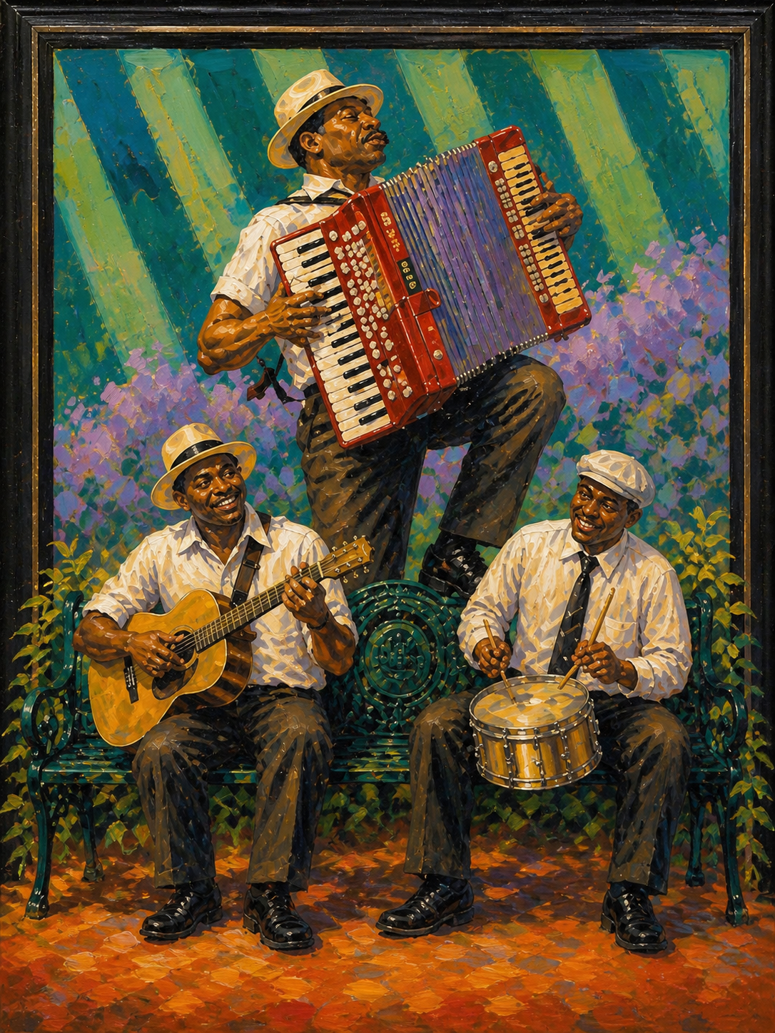 “Bayou Rhythm”  Original Louisiana Music Painting